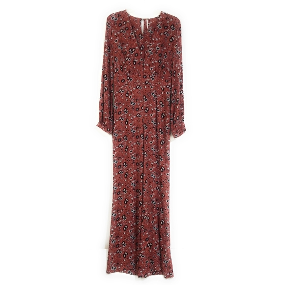 FREE PEOPLE Some Like It Hot Floral Jumpsuit 4 - Picture 4 of 8